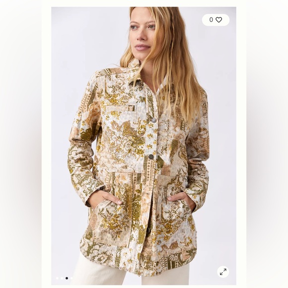 Anthropologie Jackets & Blazers - Anthropologie Pilcro The Fielder Denim Shirt Jacket